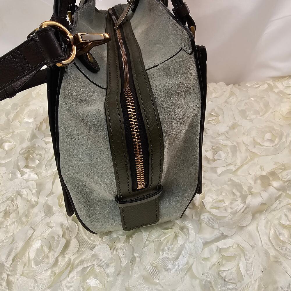 Fossil Women's Brooke Leather Satchel Green One size - Picture 5 of 8